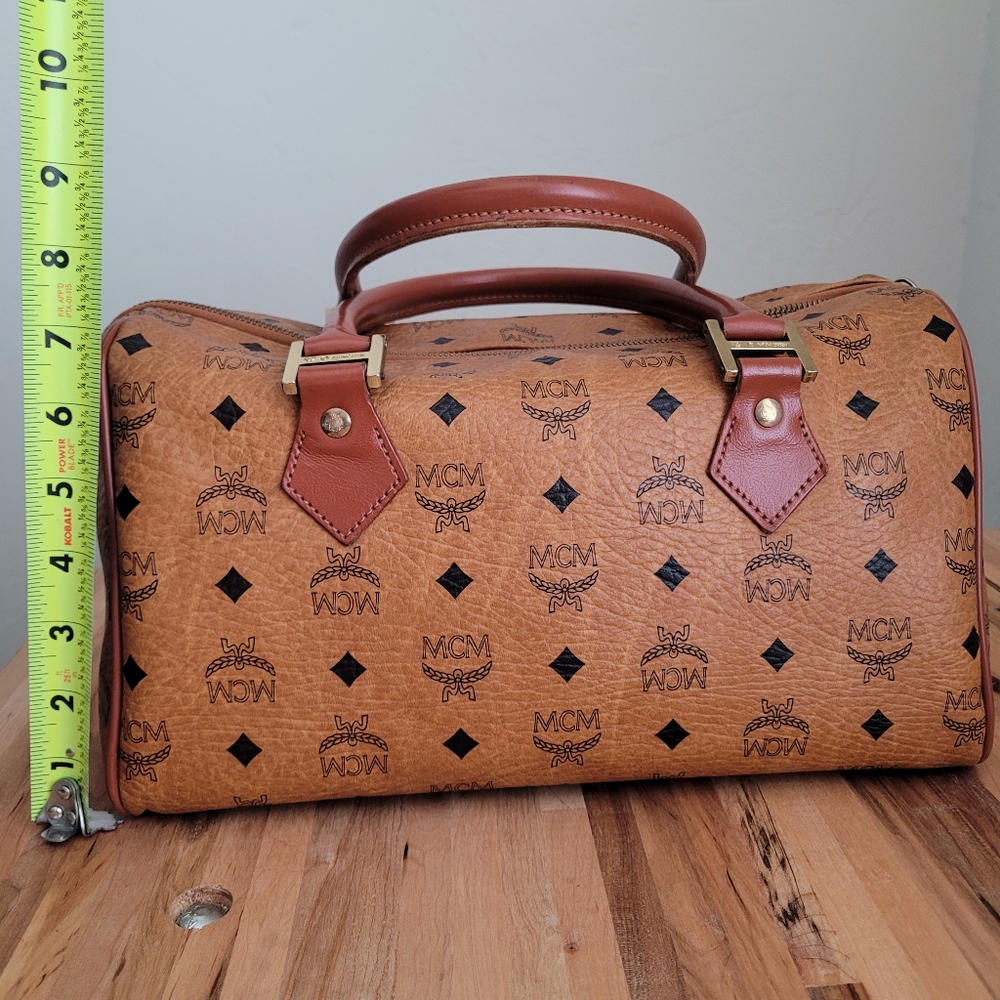 Vintage MCM Visetos Boston Bag - Picture 6 of 13